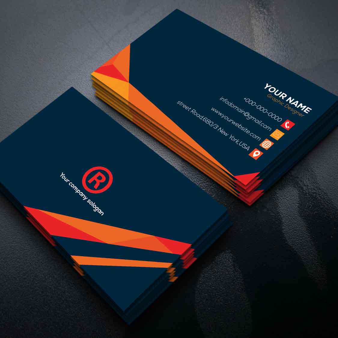 business cards with pictures on them 3