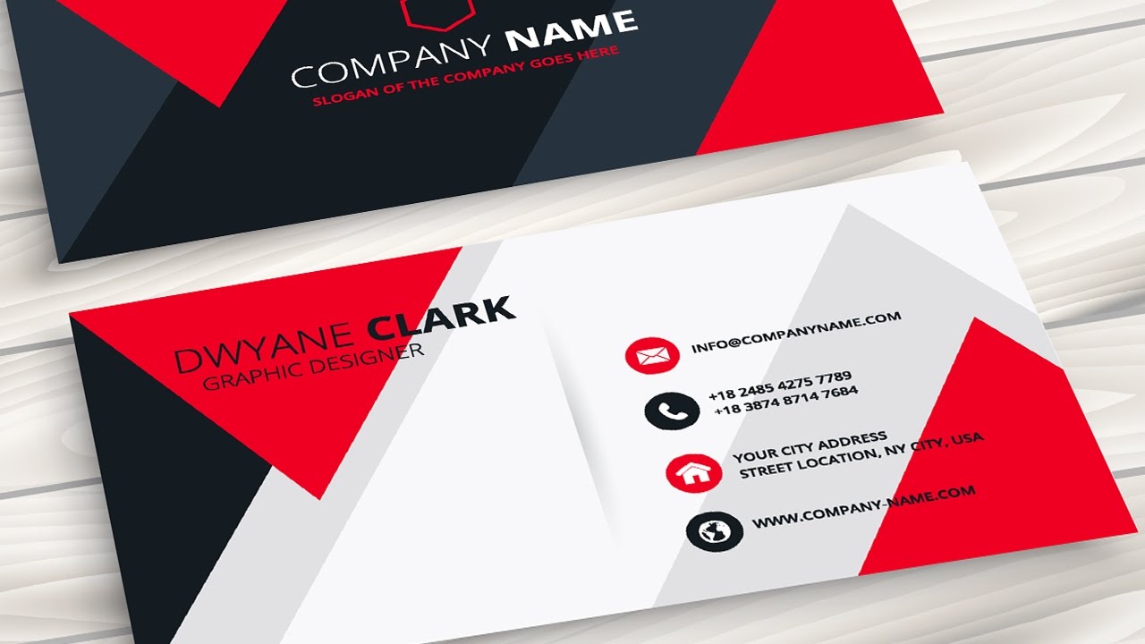 business cards without address 1