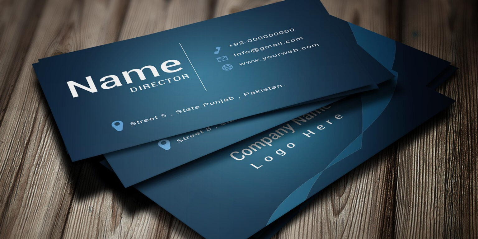 business cards without address 3