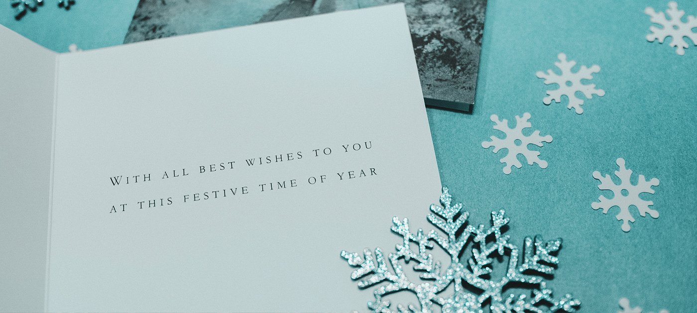 business christmas cards with calendar 1