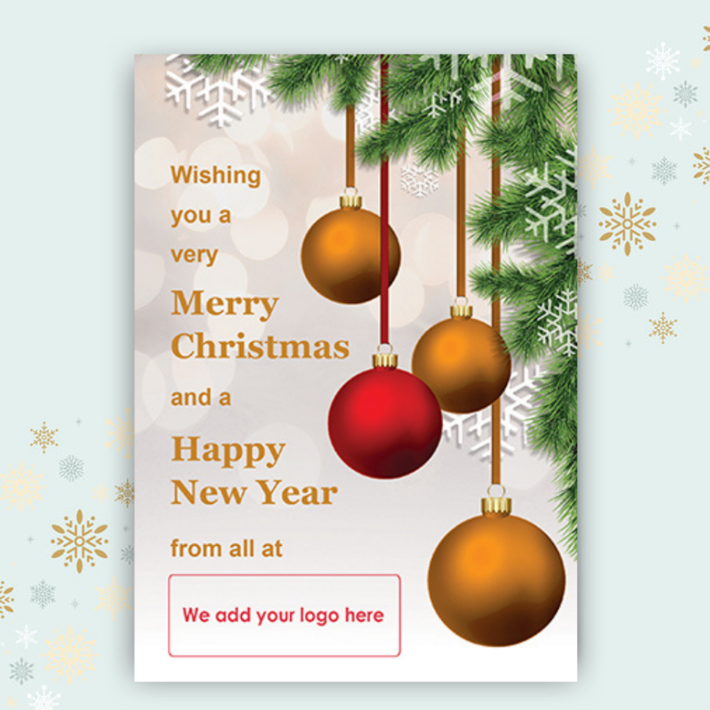business christmas cards with calendar 3