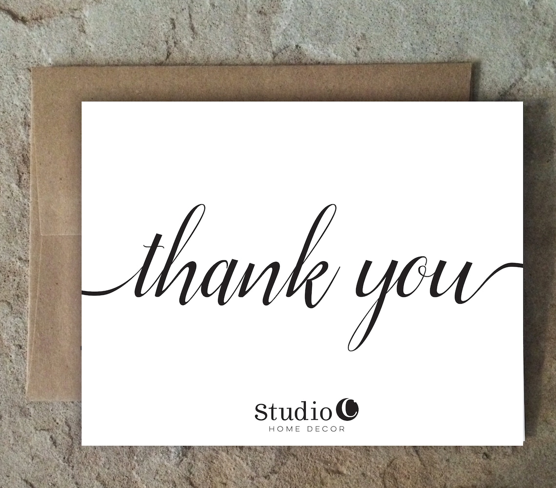 business logo thank you cards 1