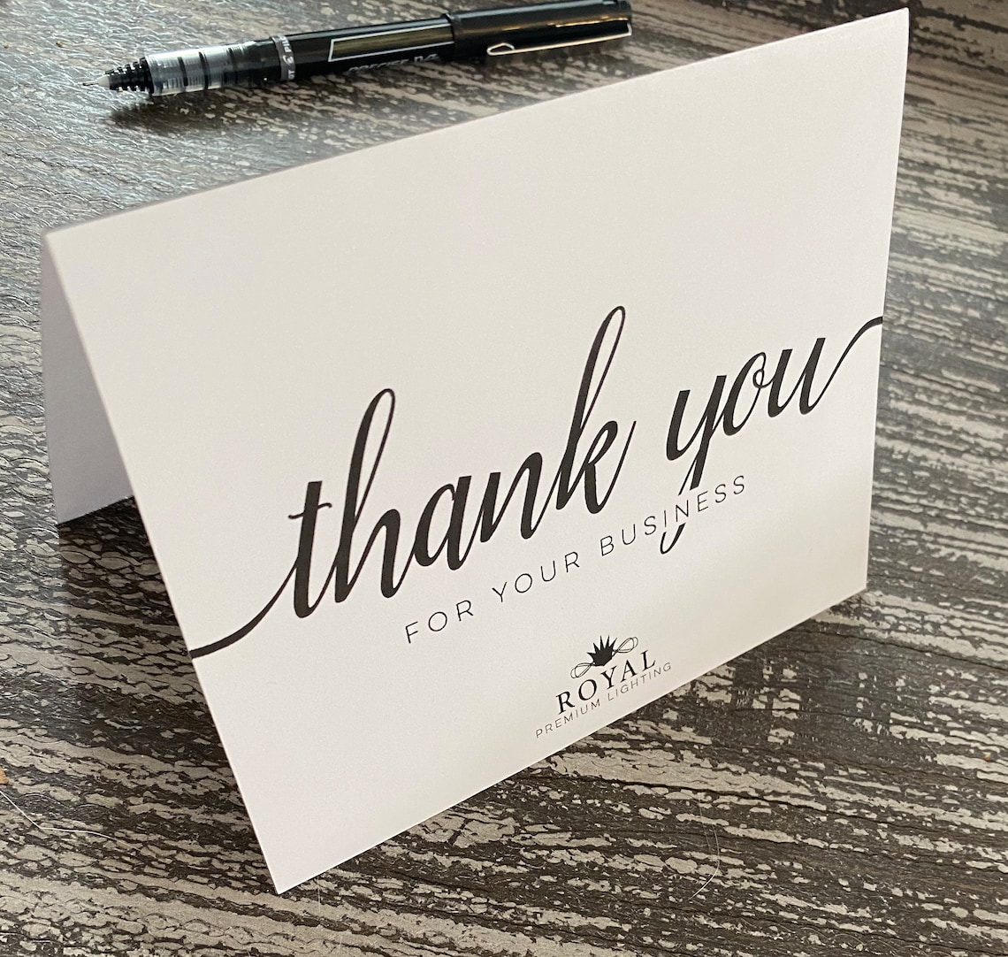 business logo thank you cards 5