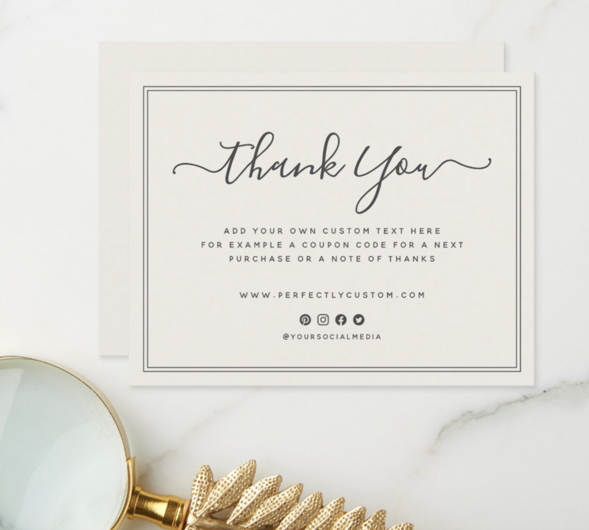 business thank you cards with logo 5