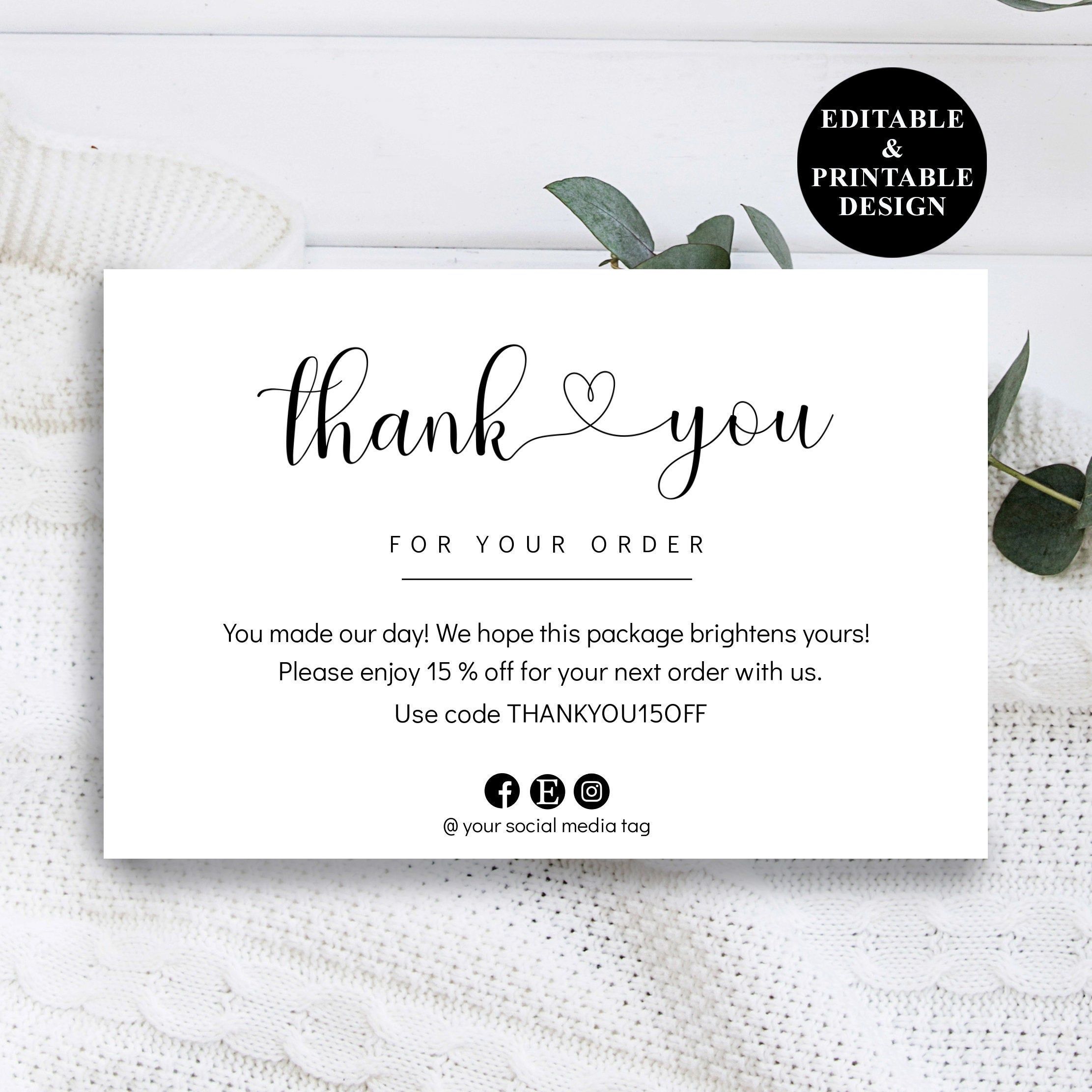 business thank you note cards 4