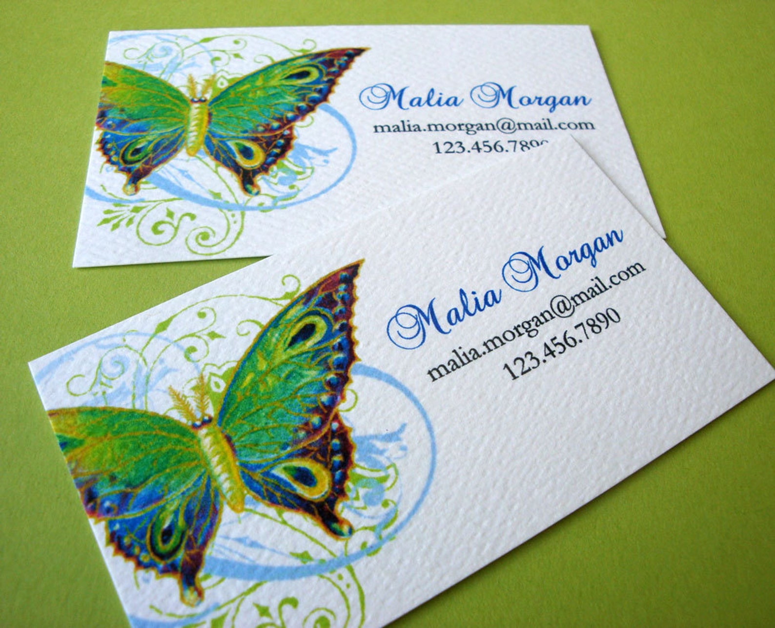 butterfly business cards 1
