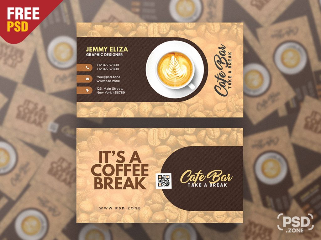 cafe business cards 2