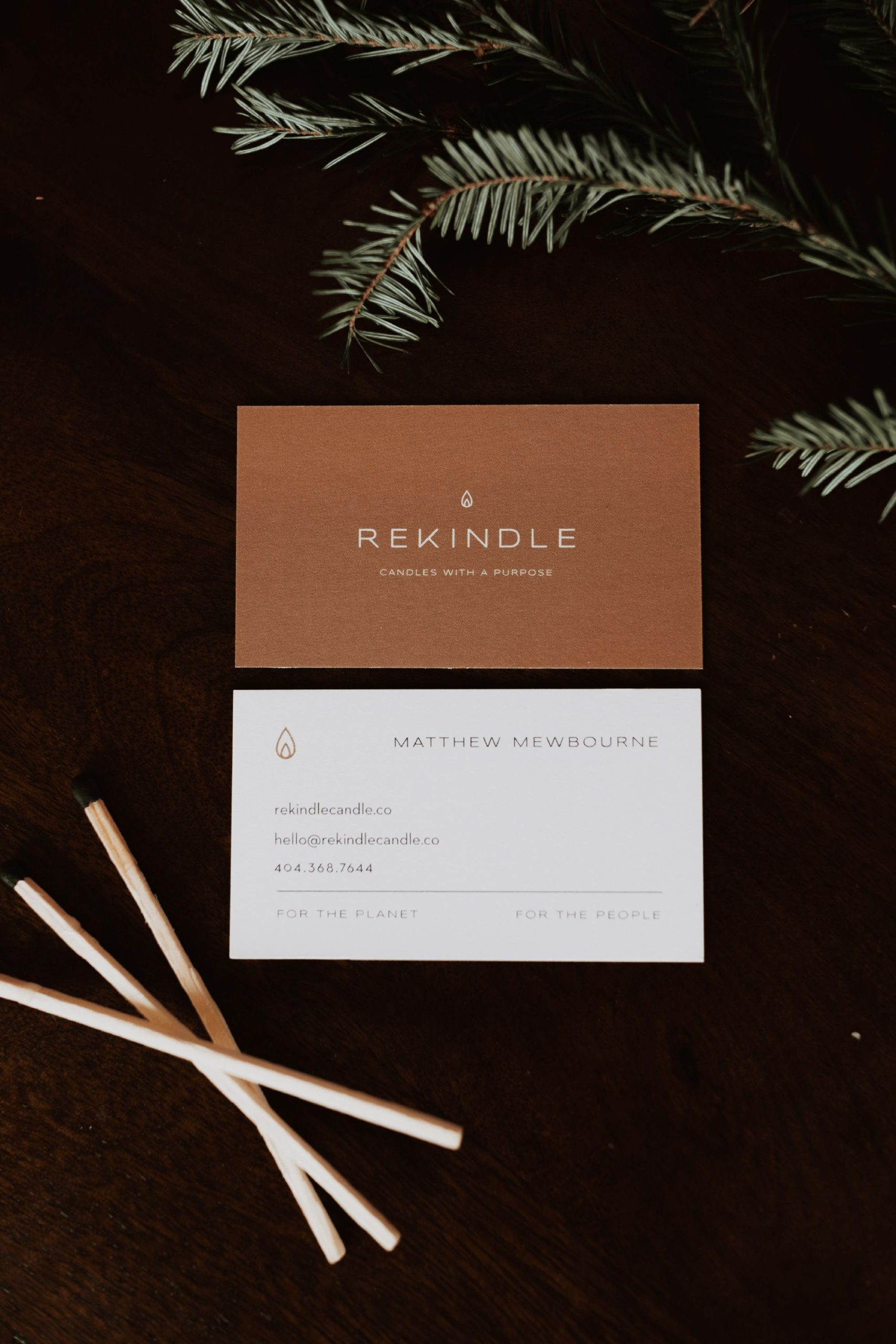 candle business cards 5