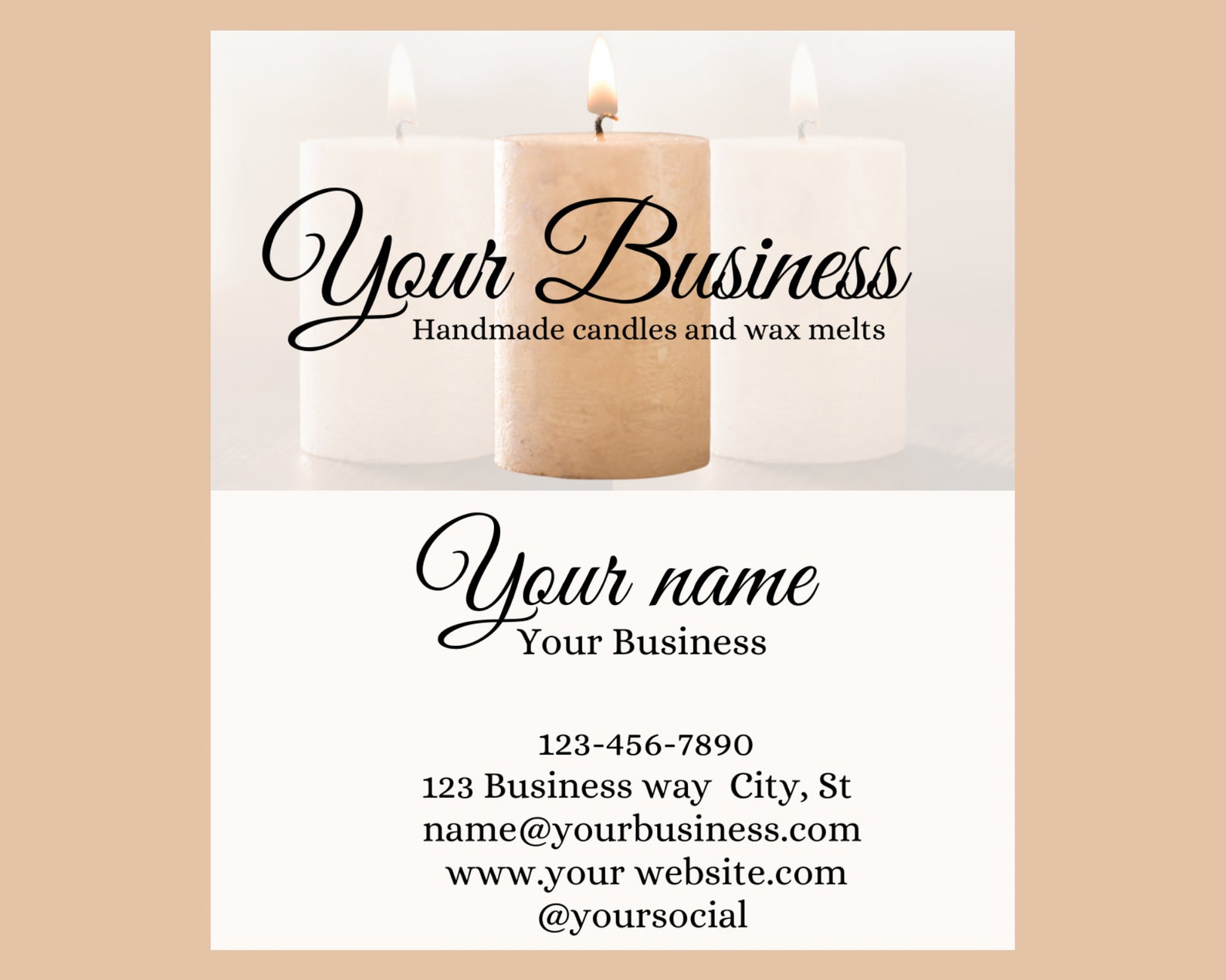 candle company business cards 1