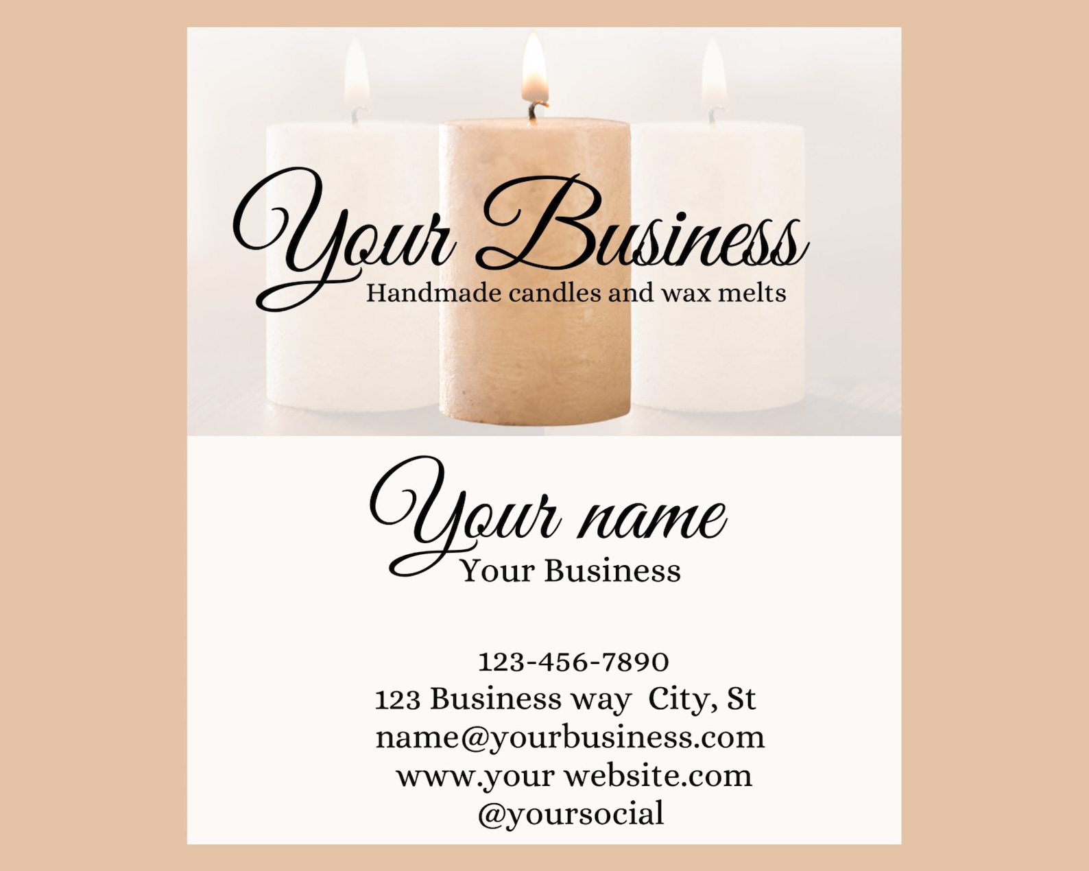 candle making business cards 3