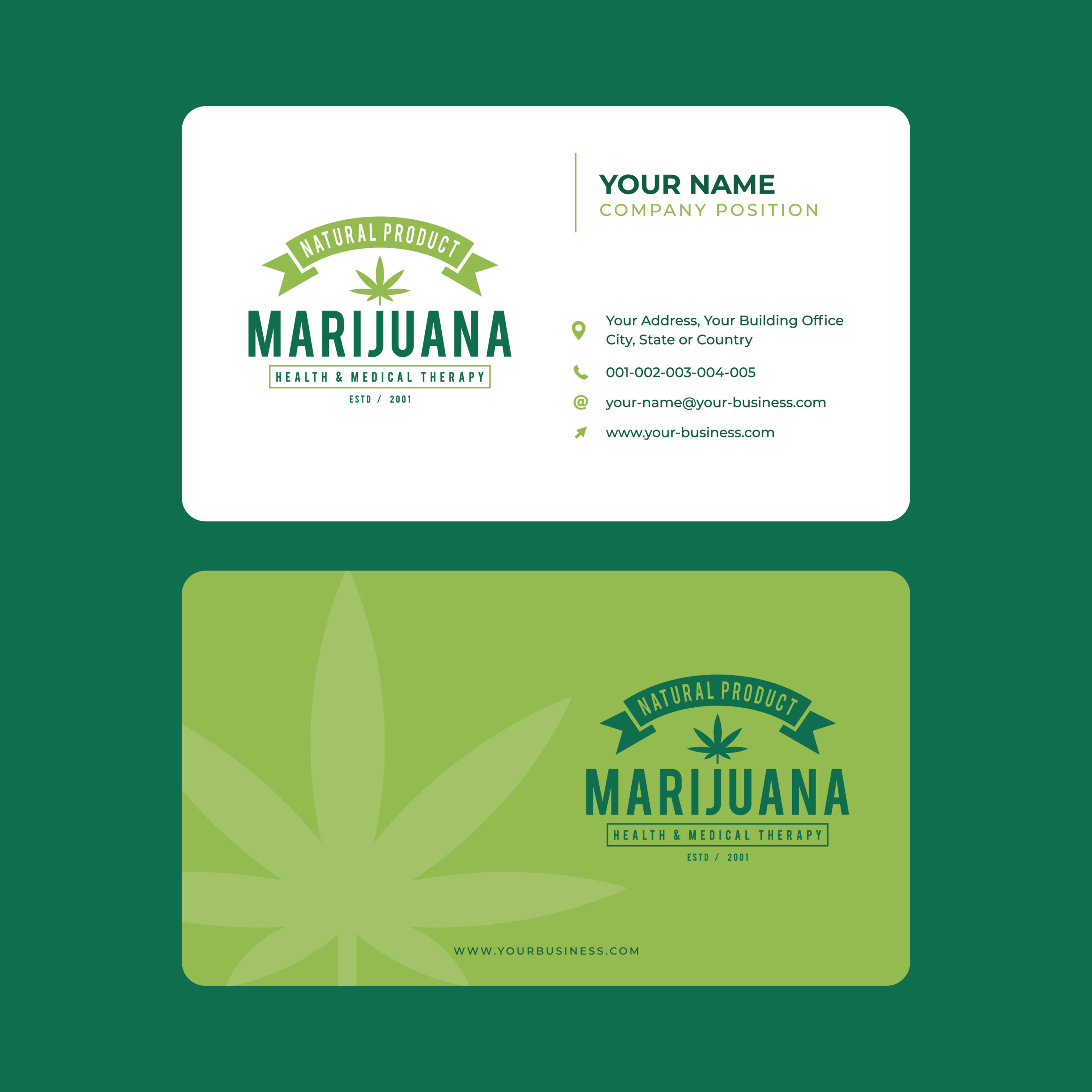 cannabis business cards 2