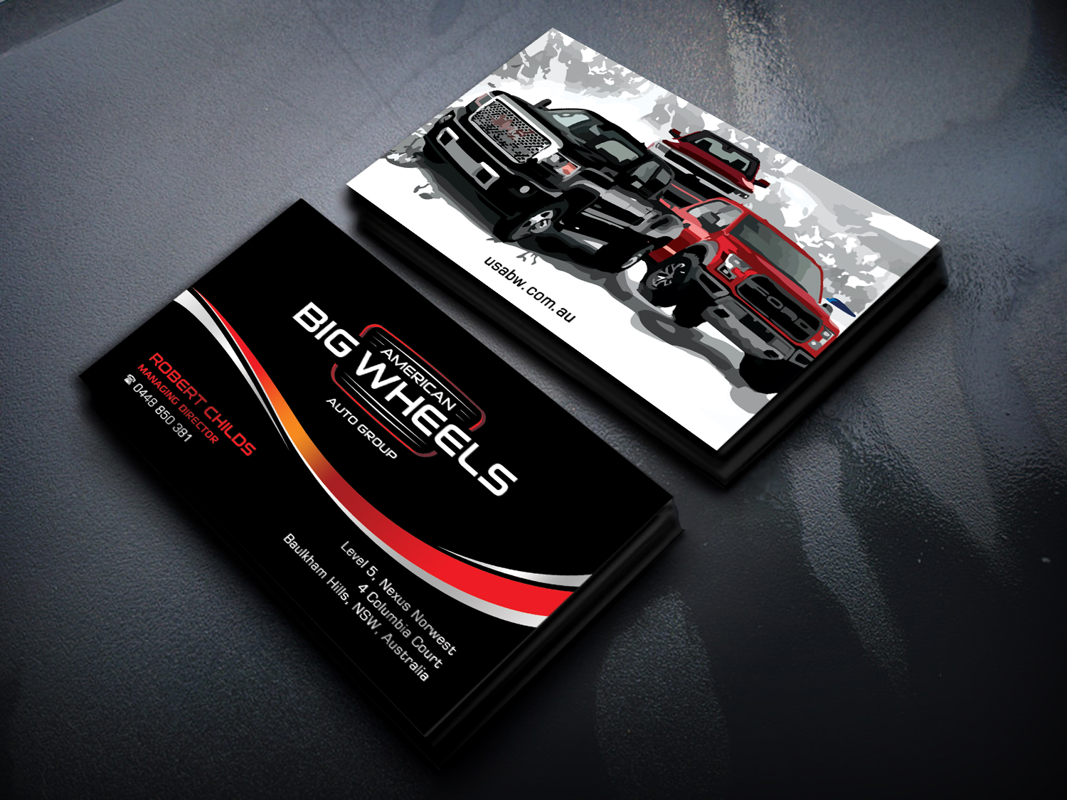 car dealer business cards 1