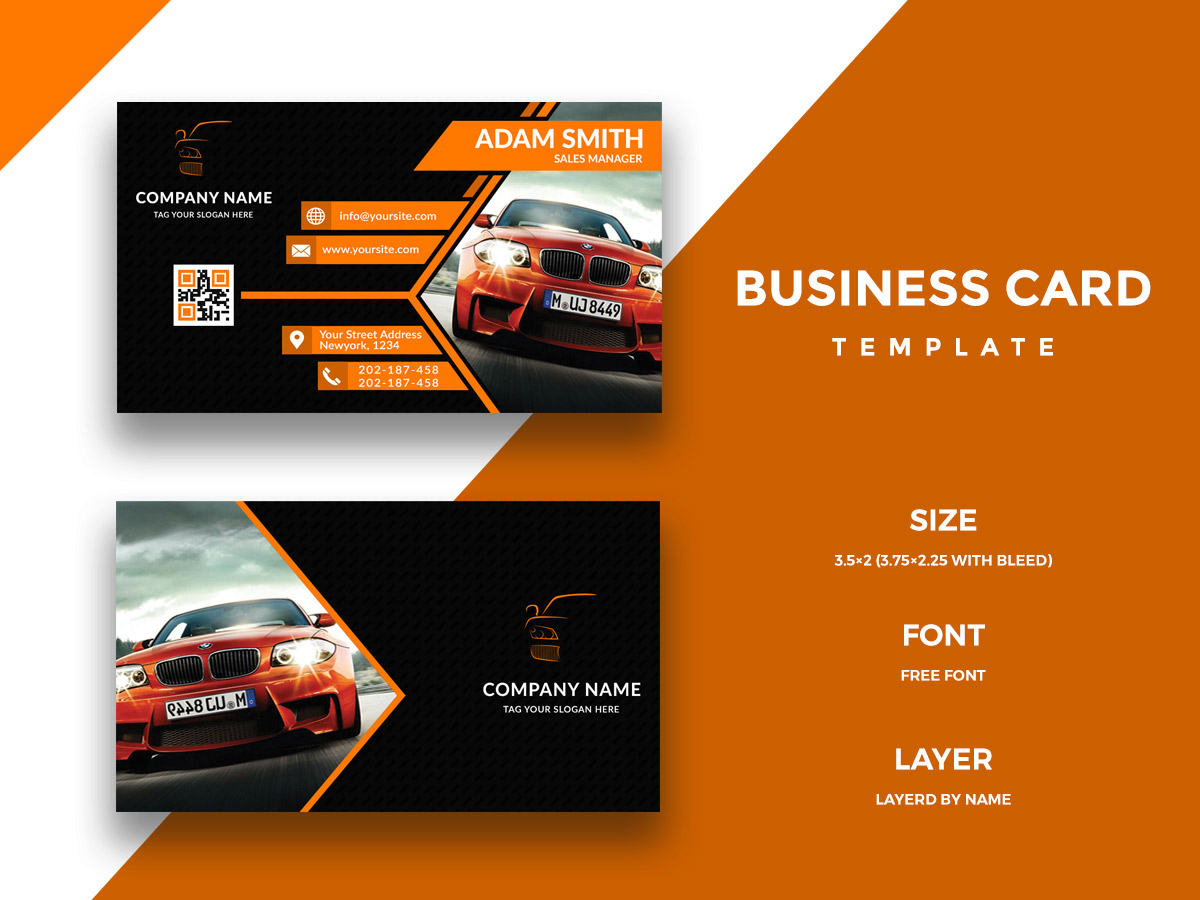car sales business cards 5