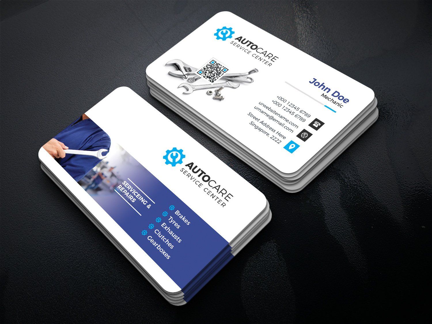 car service business cards 1