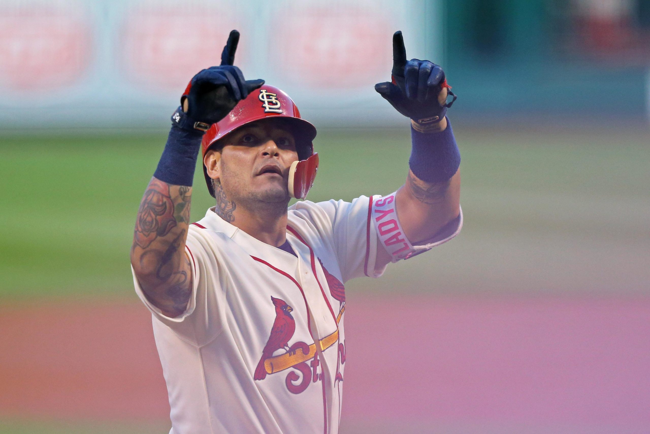 cards catcher molina missing 2 games for business matters 4