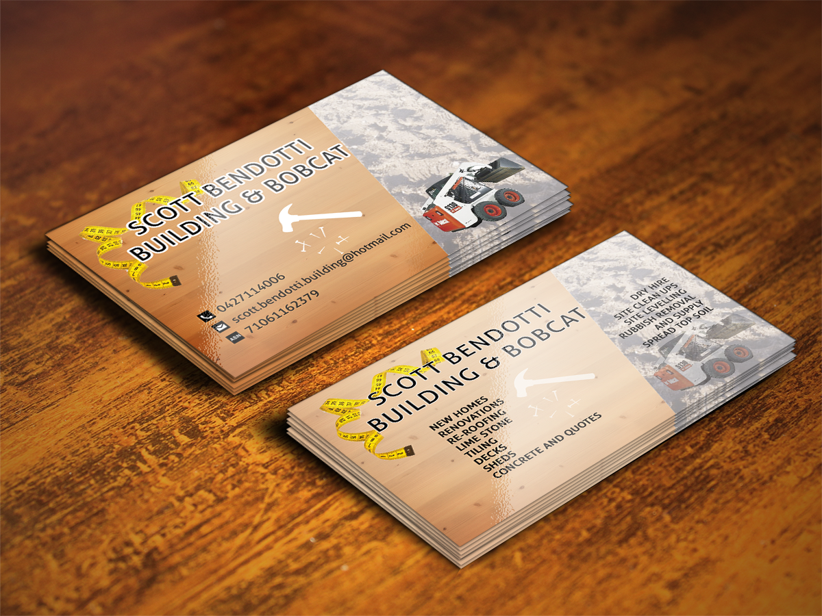 carpentry business cards examples 3