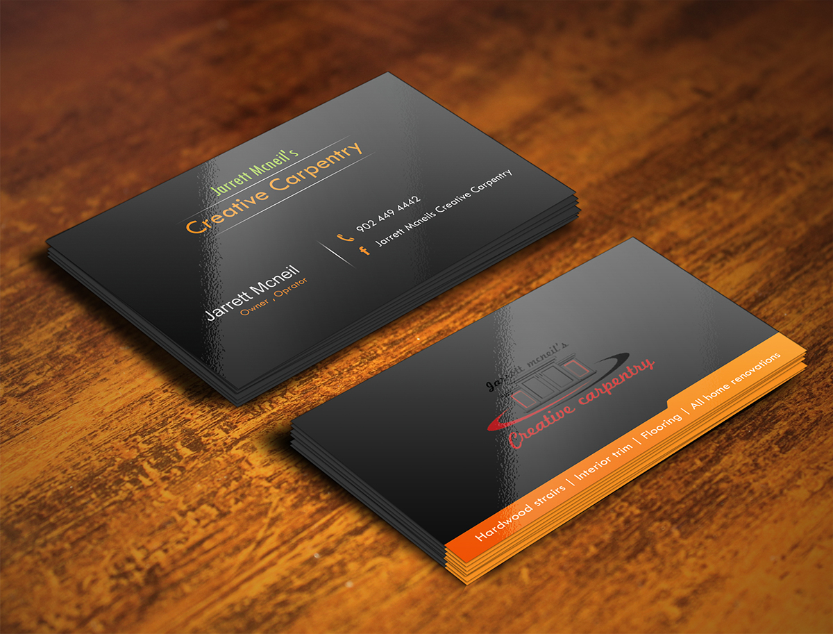 carpentry business cards examples 4