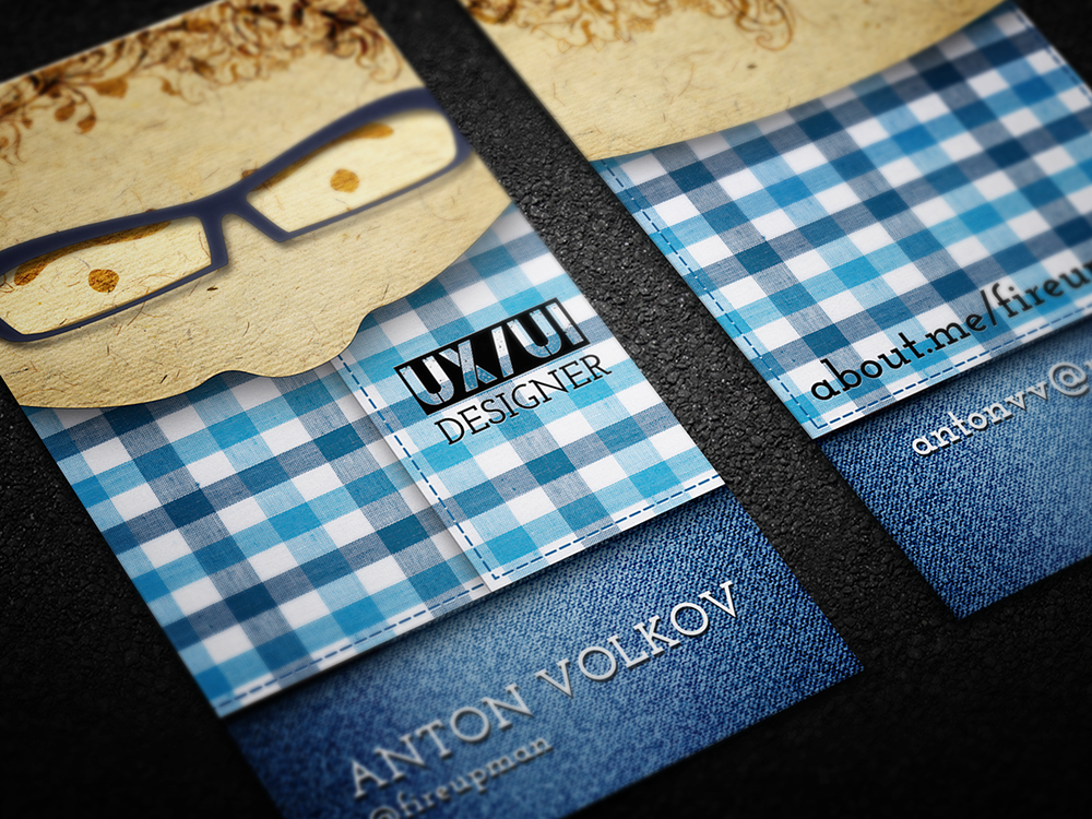 casual business cards 1