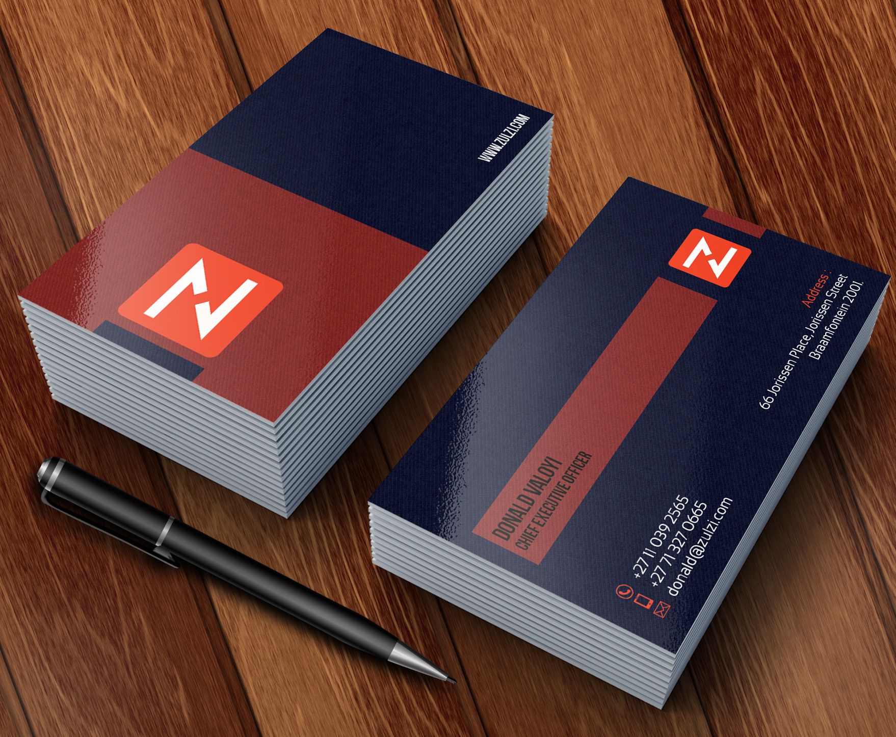 casual business cards 4