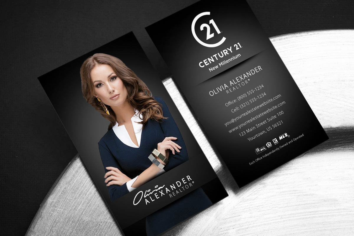 century 21 real estate business cards 3