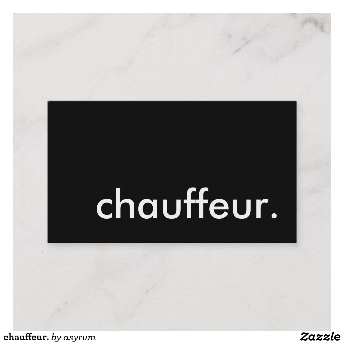 chauffeur business cards 2
