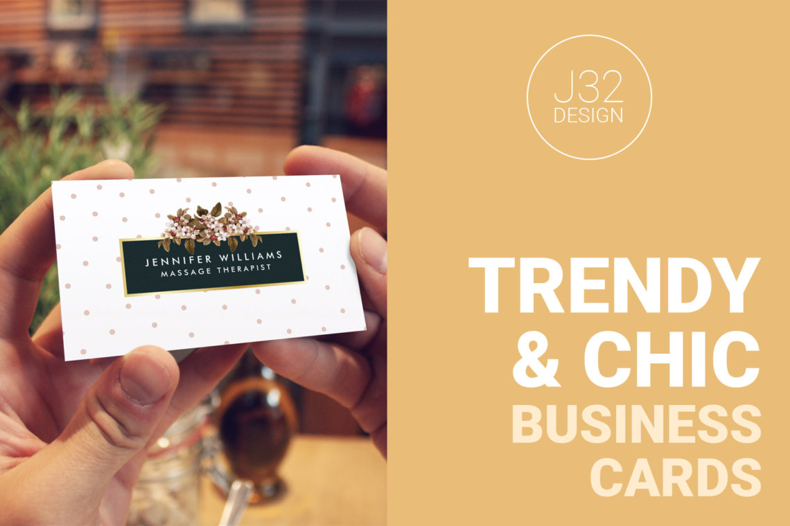 chic business cards 2