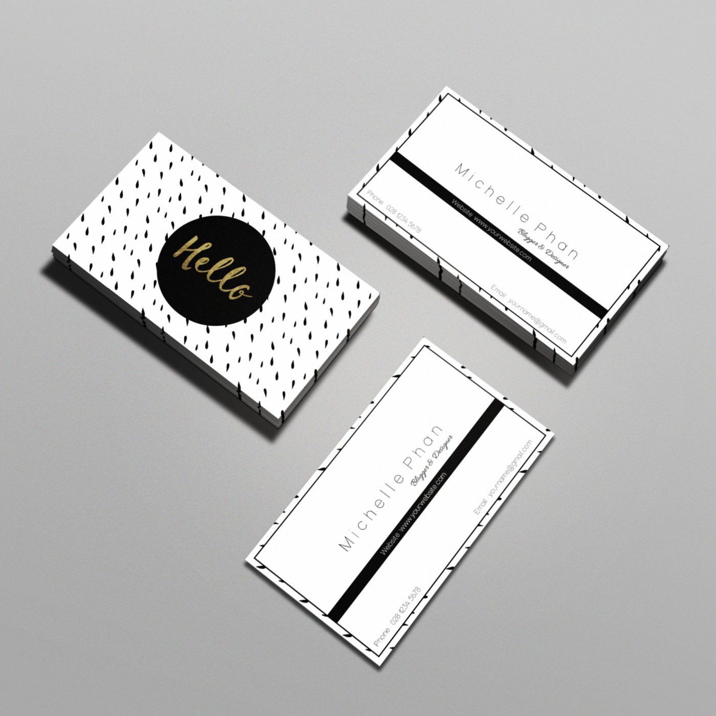 chic business cards 3