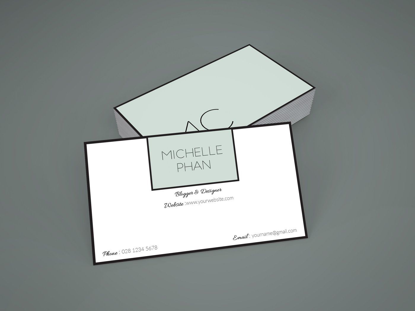 chic business cards 4