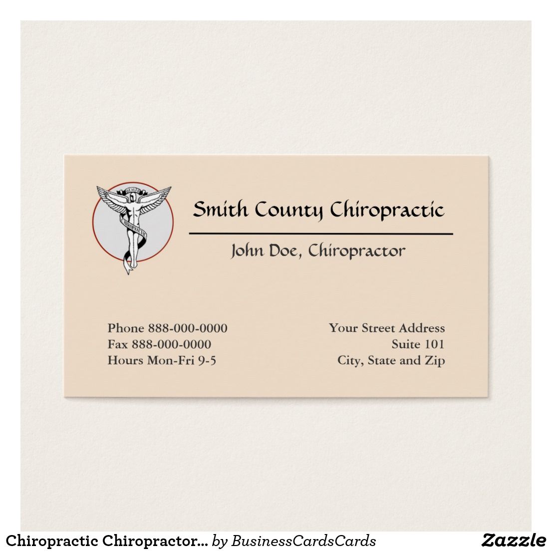 chiropractor business cards 1