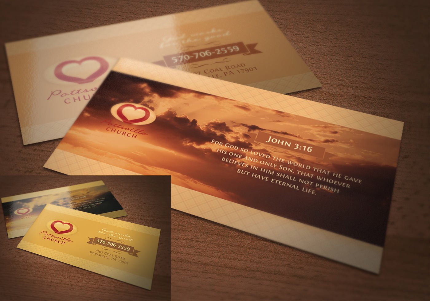 church business cards templates free 1