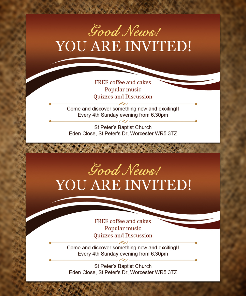 church business cards templates free 3