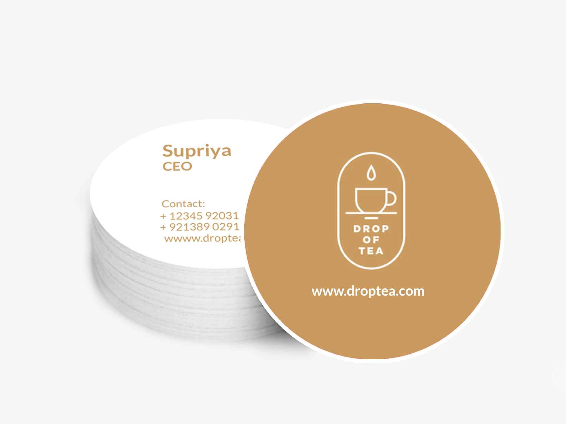 circle shaped business cards 2