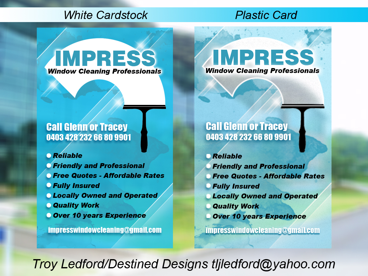 cleaning business cards templates 2