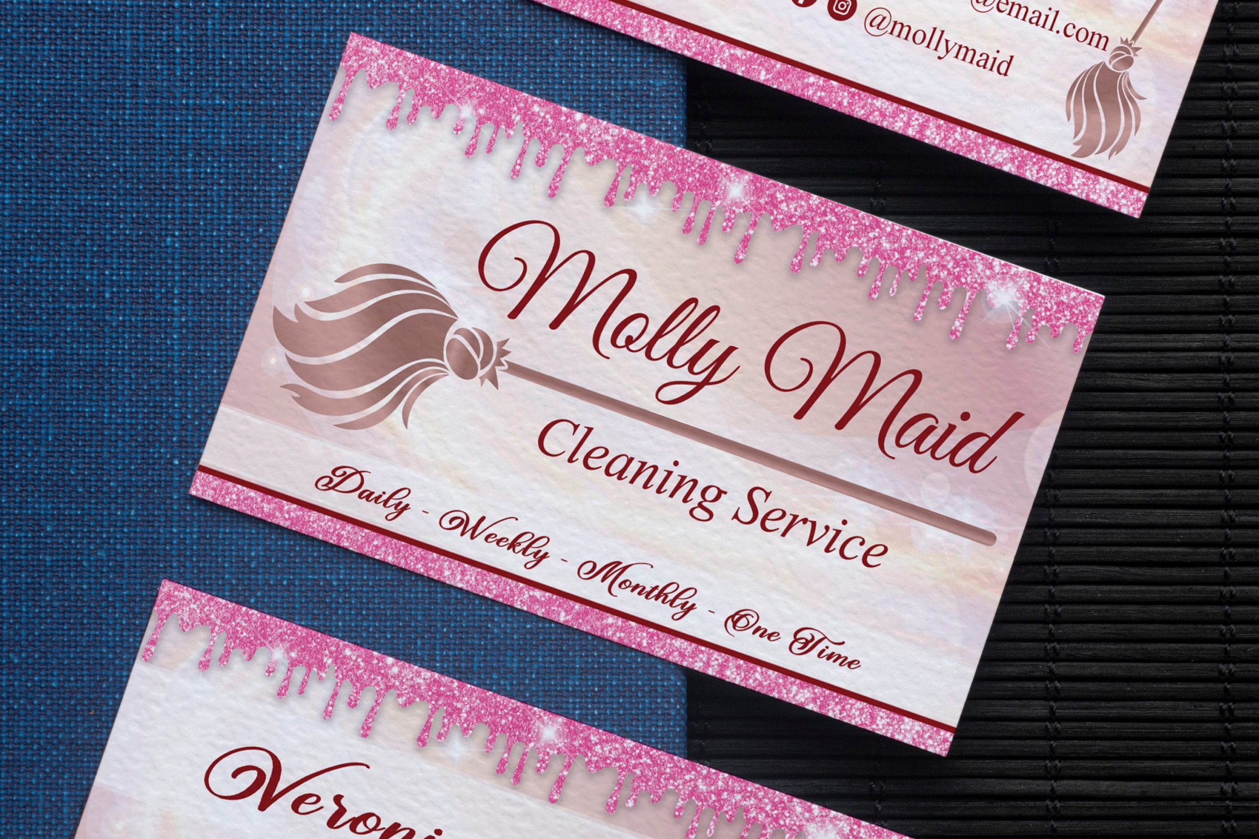 cleaning services business cards examples 3