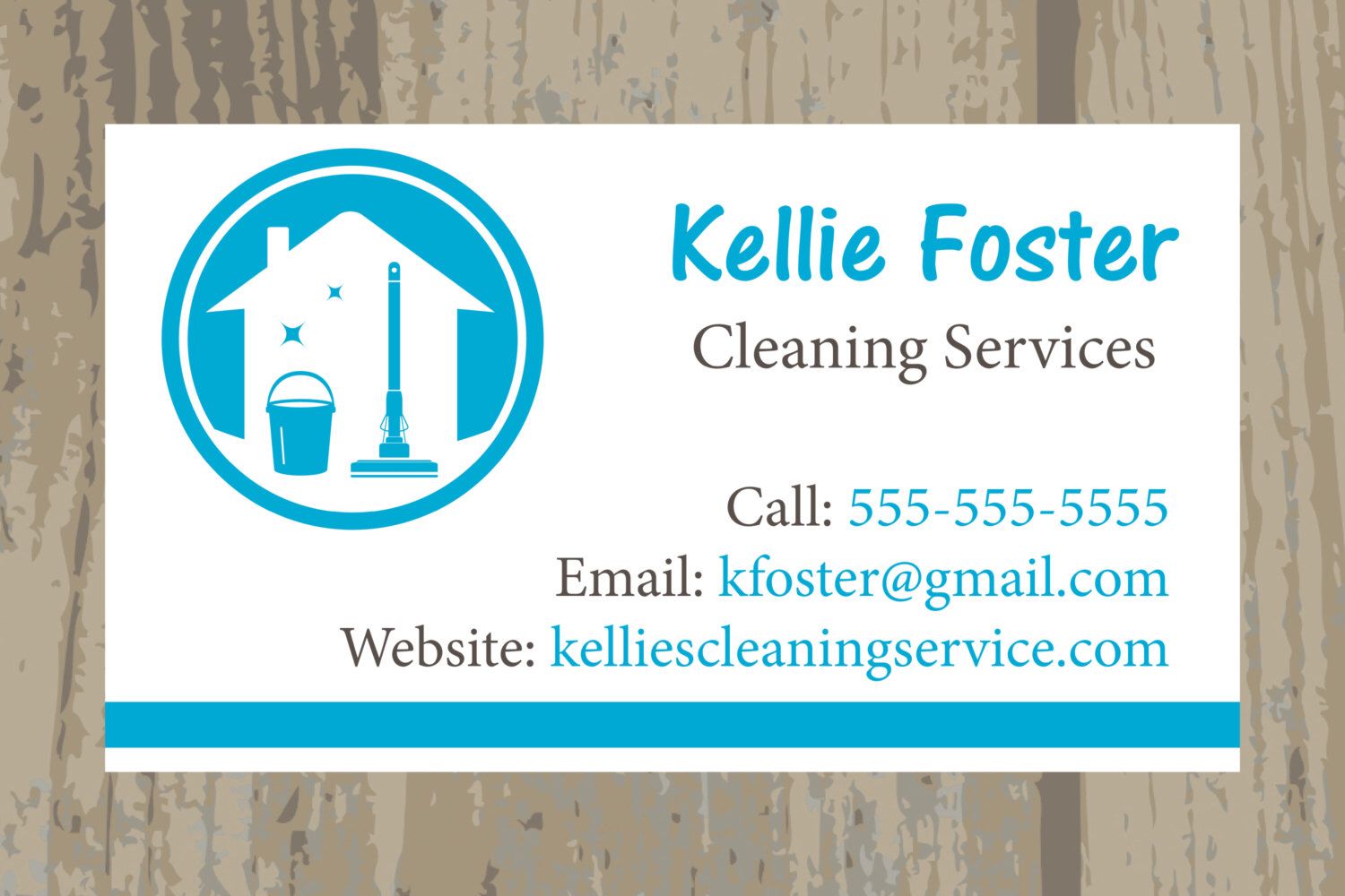 cleaning services business cards samples 2