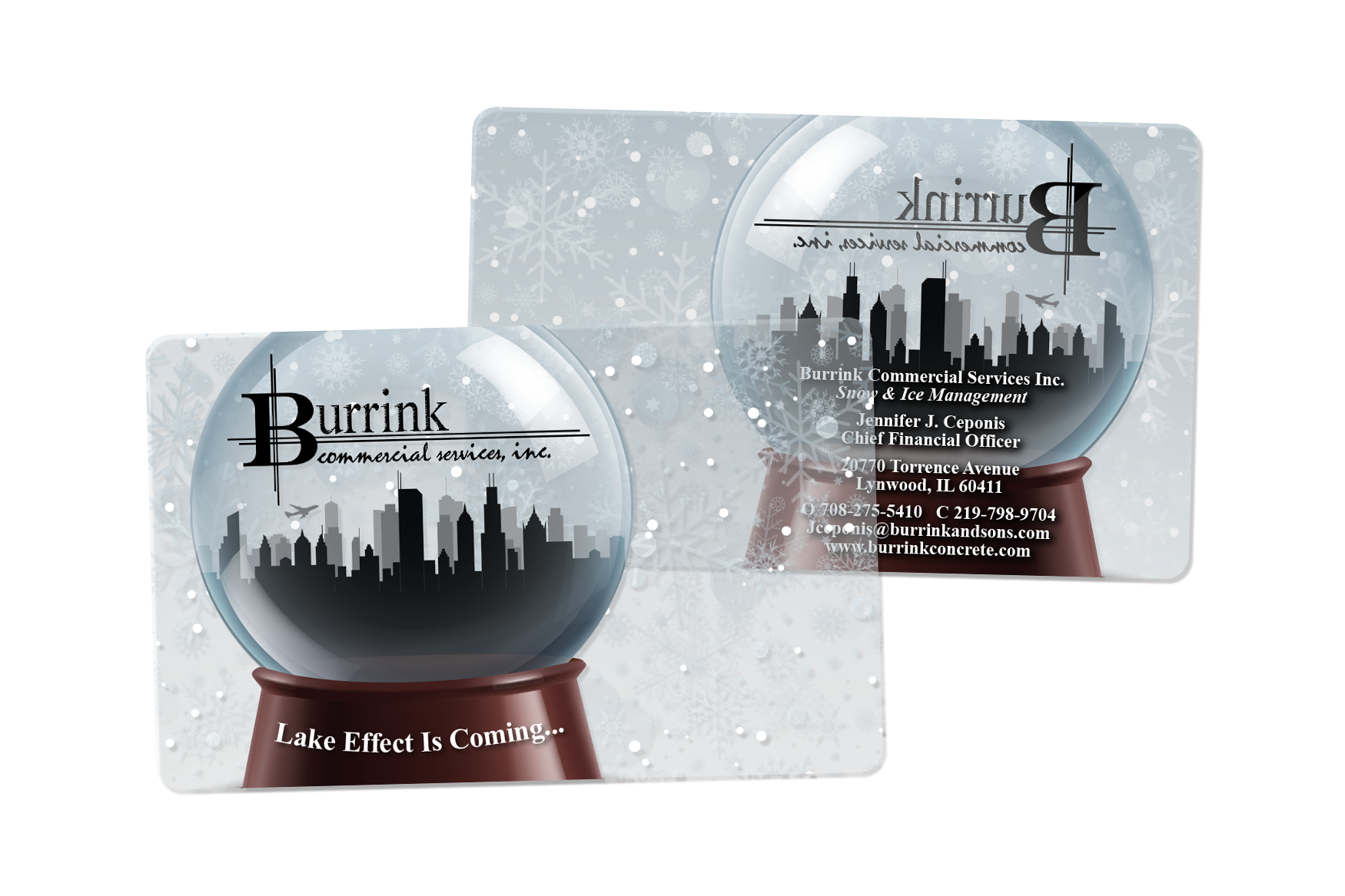 clear transparent business cards 1