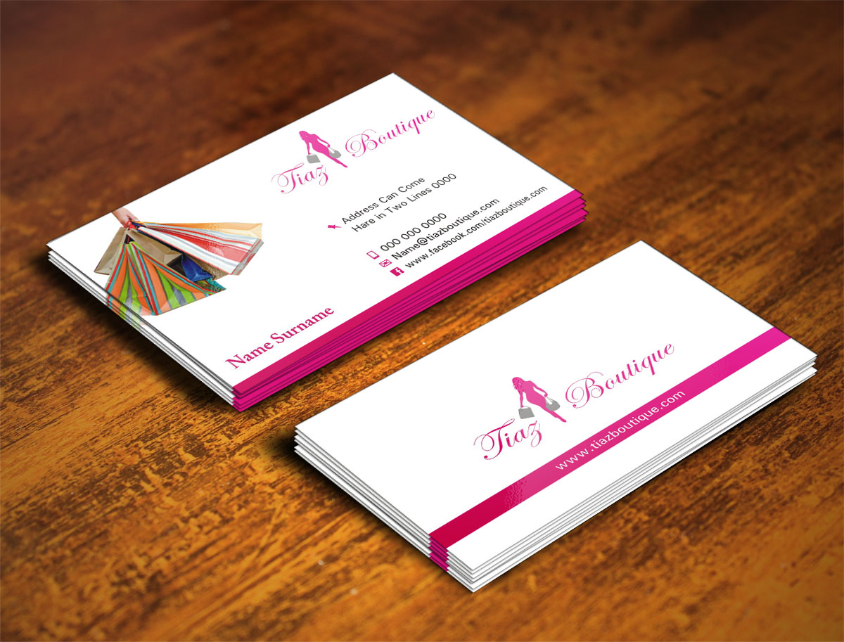 clothing boutique business cards 3