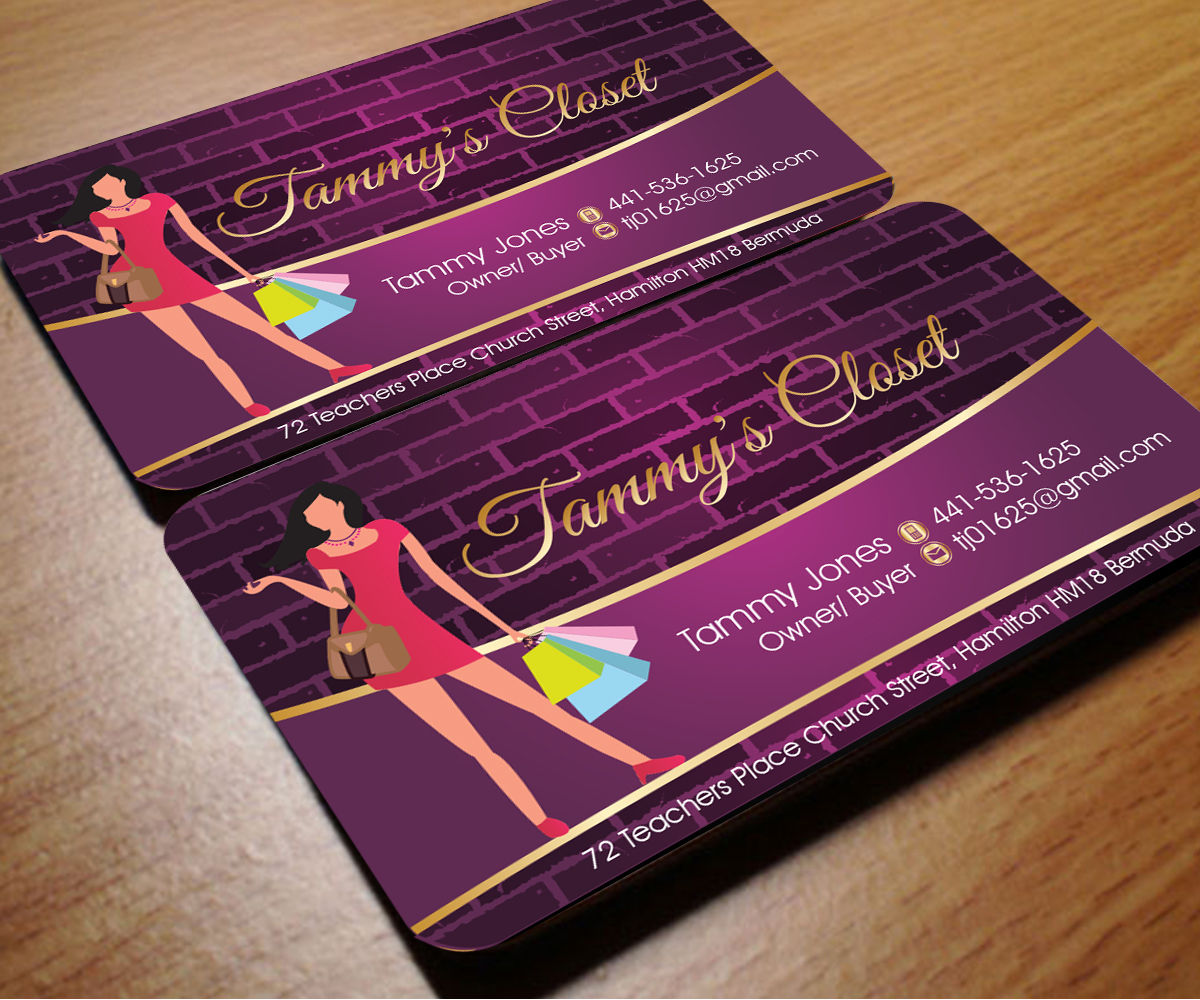 clothing store business cards 2