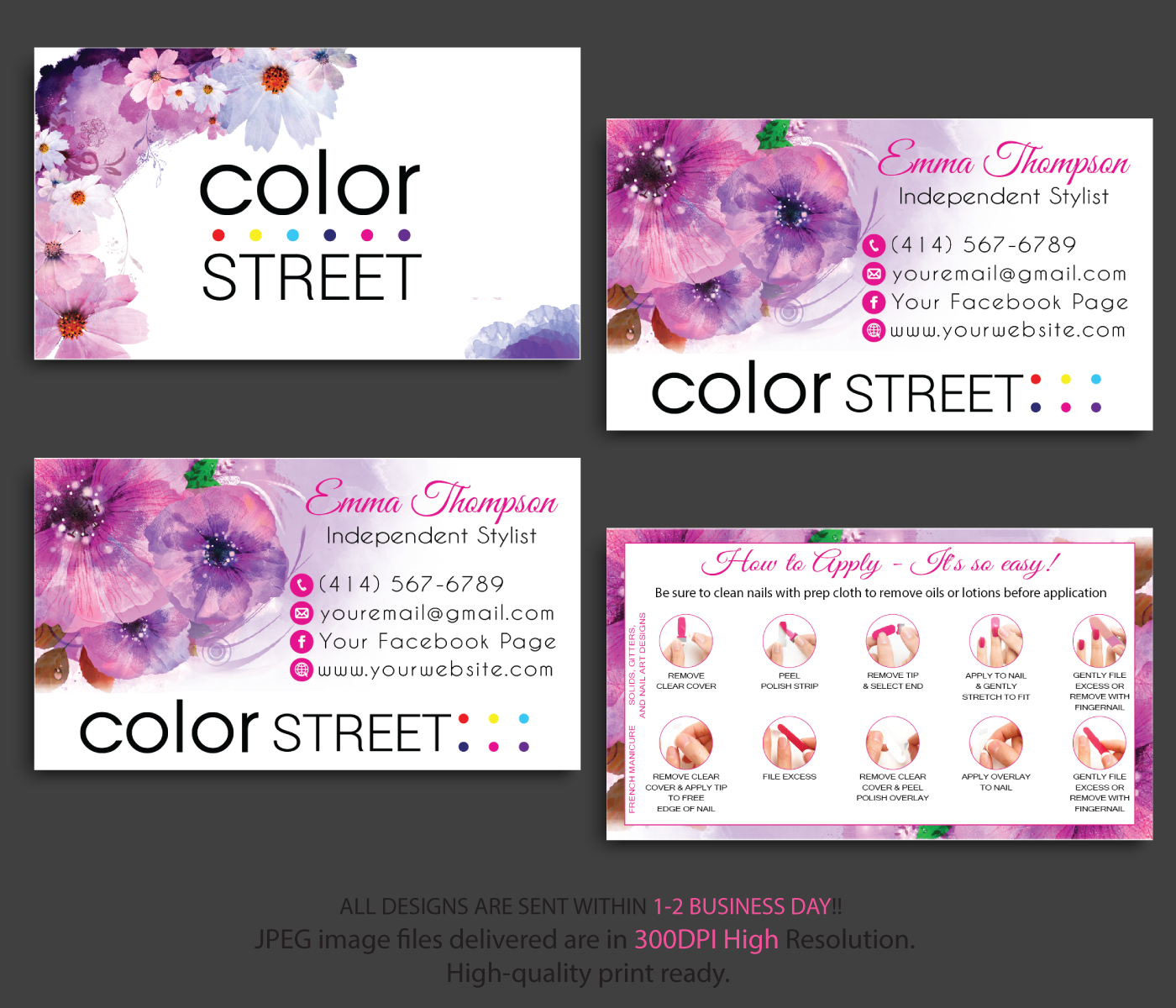 color street business cards 1