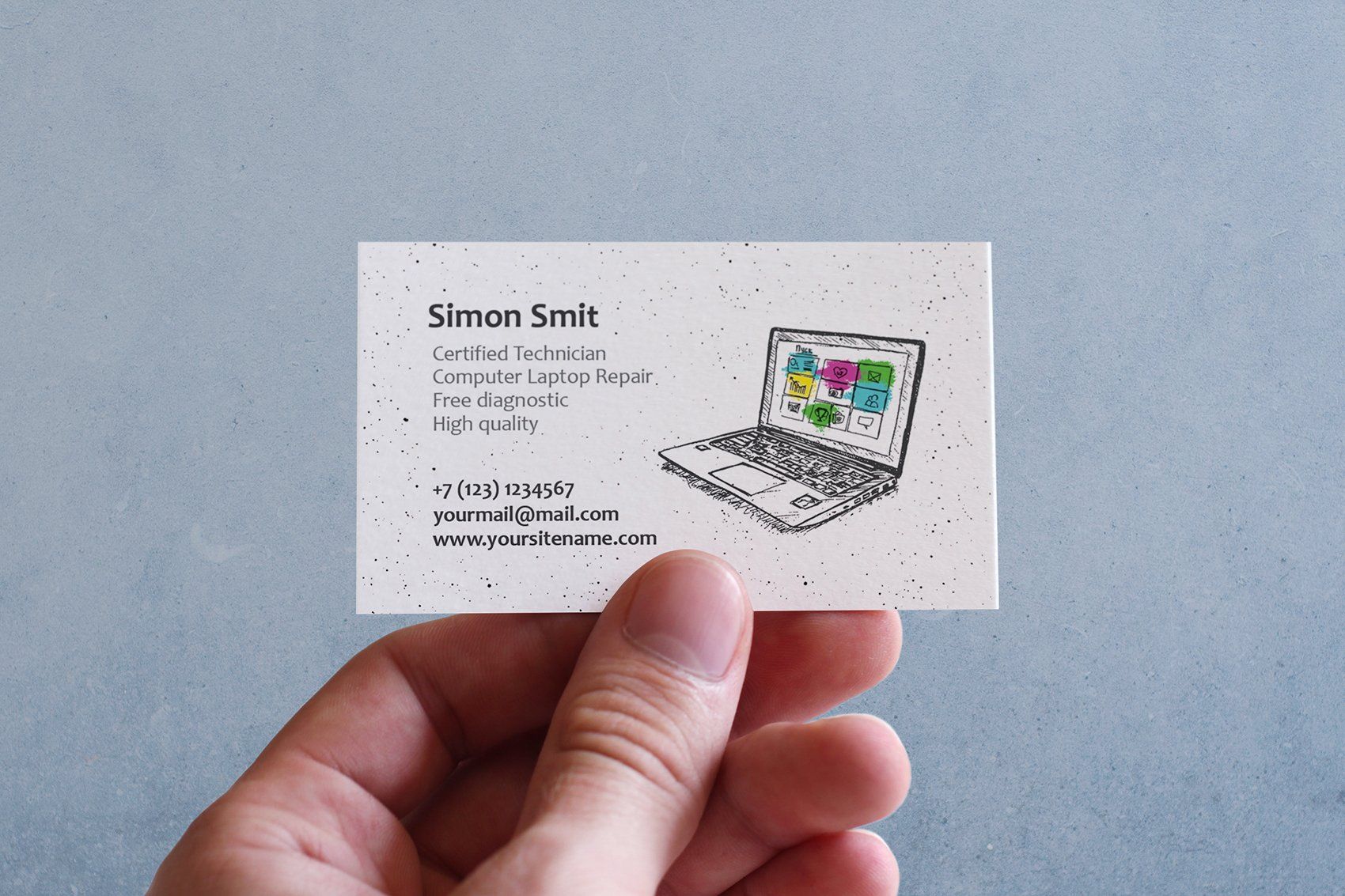 computer business cards 2