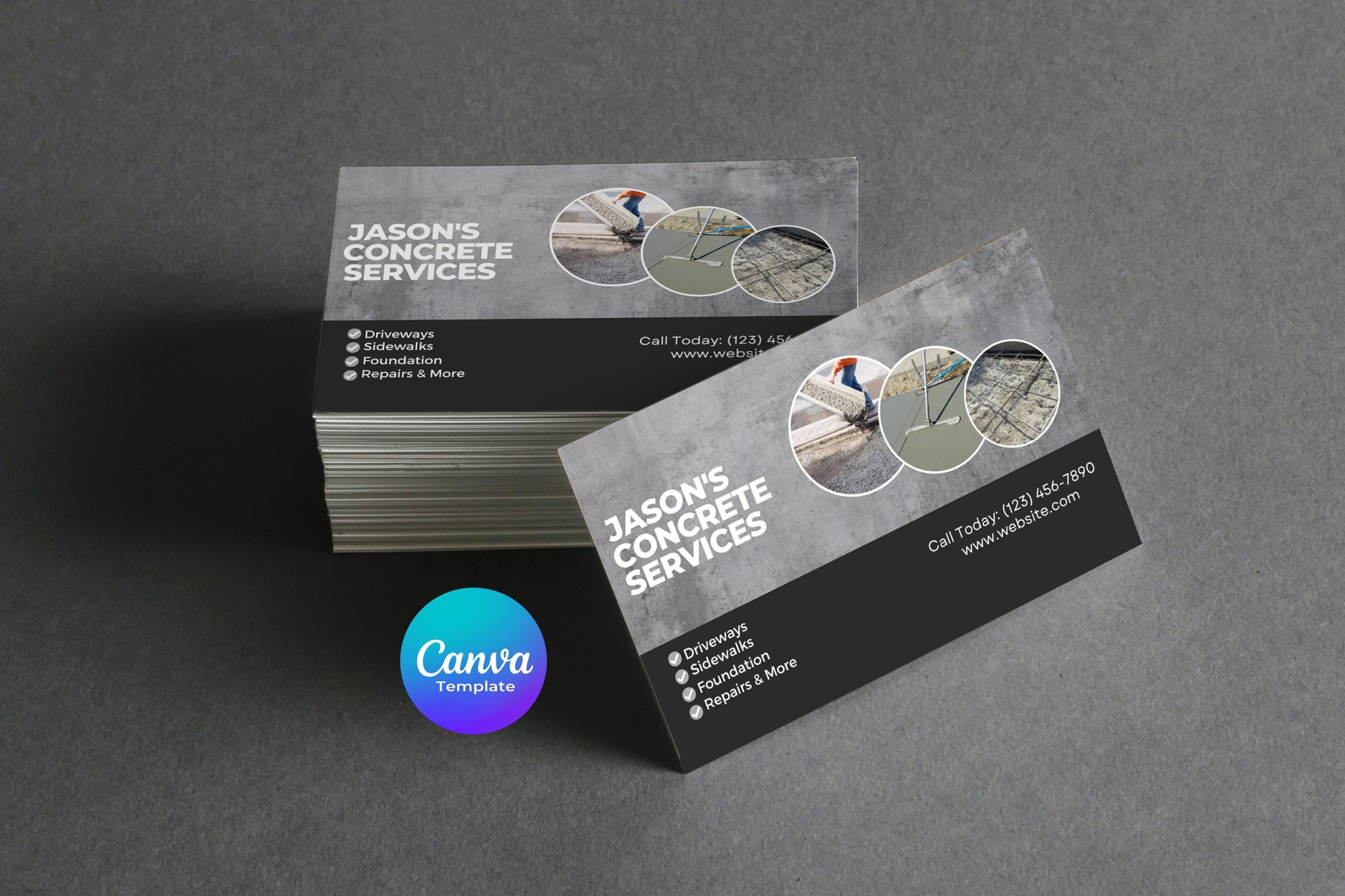 concrete company business cards 3