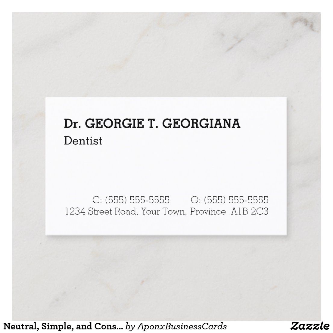 conservative business cards 3