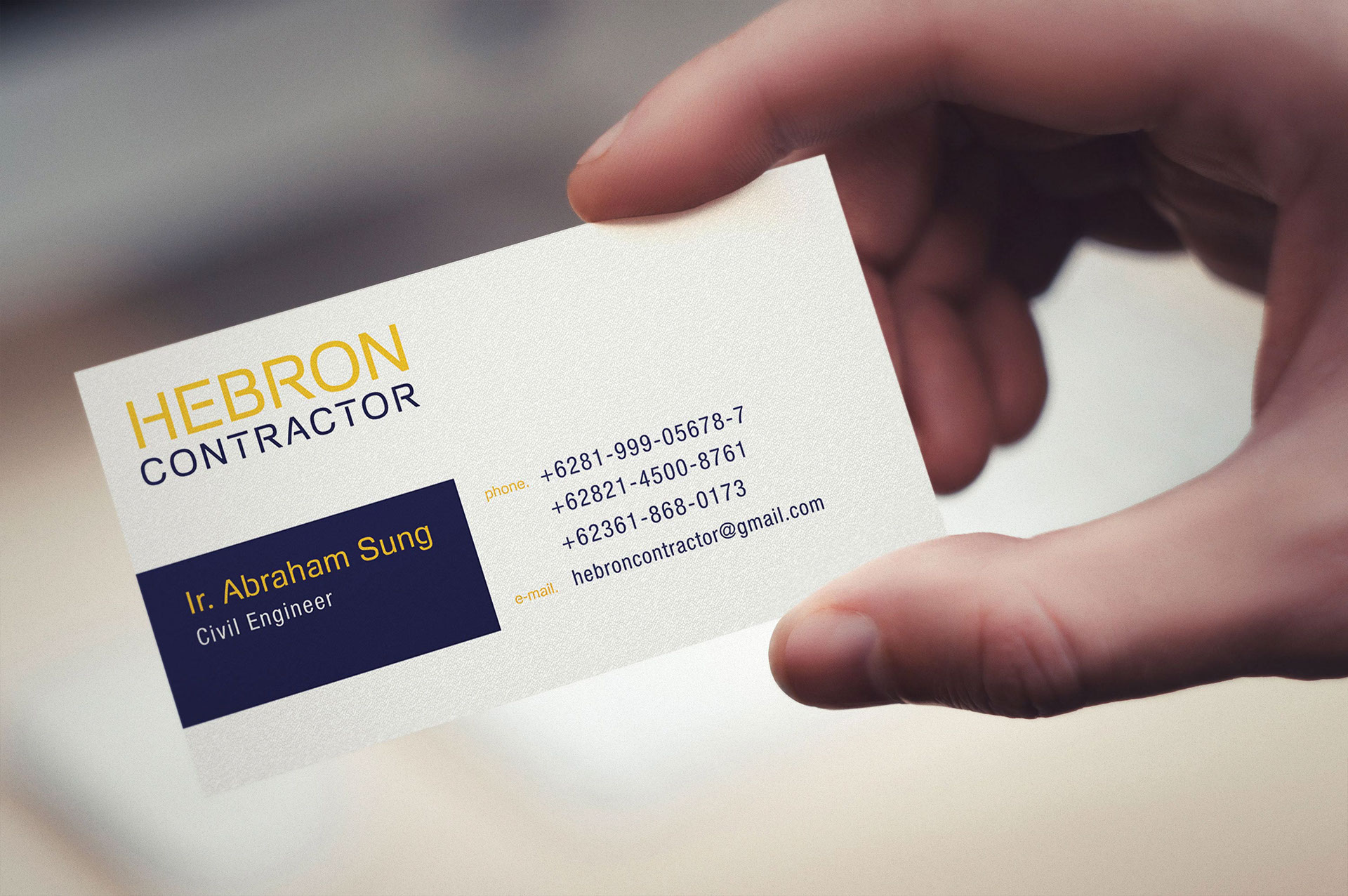 contracting business cards 2