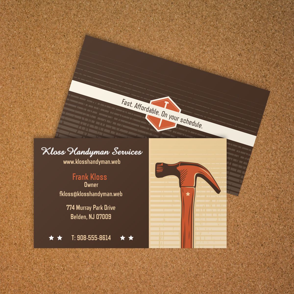 contractor business cards examples 2