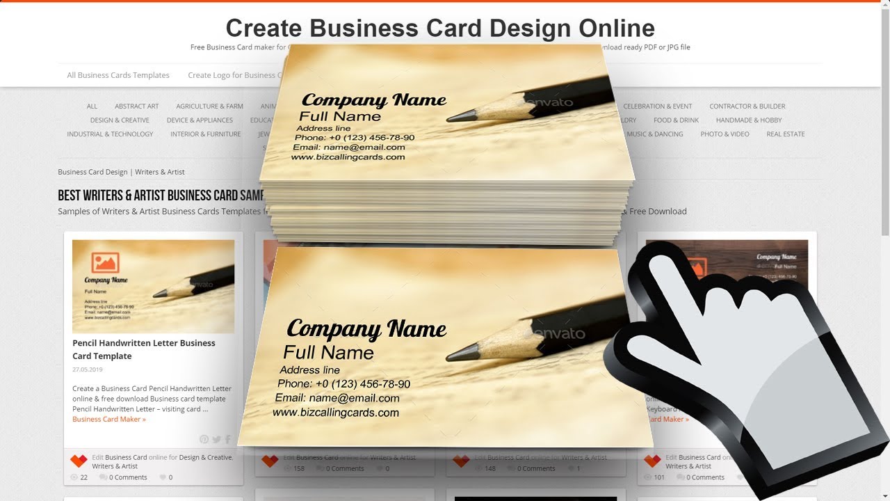 contractors business cards examples 7