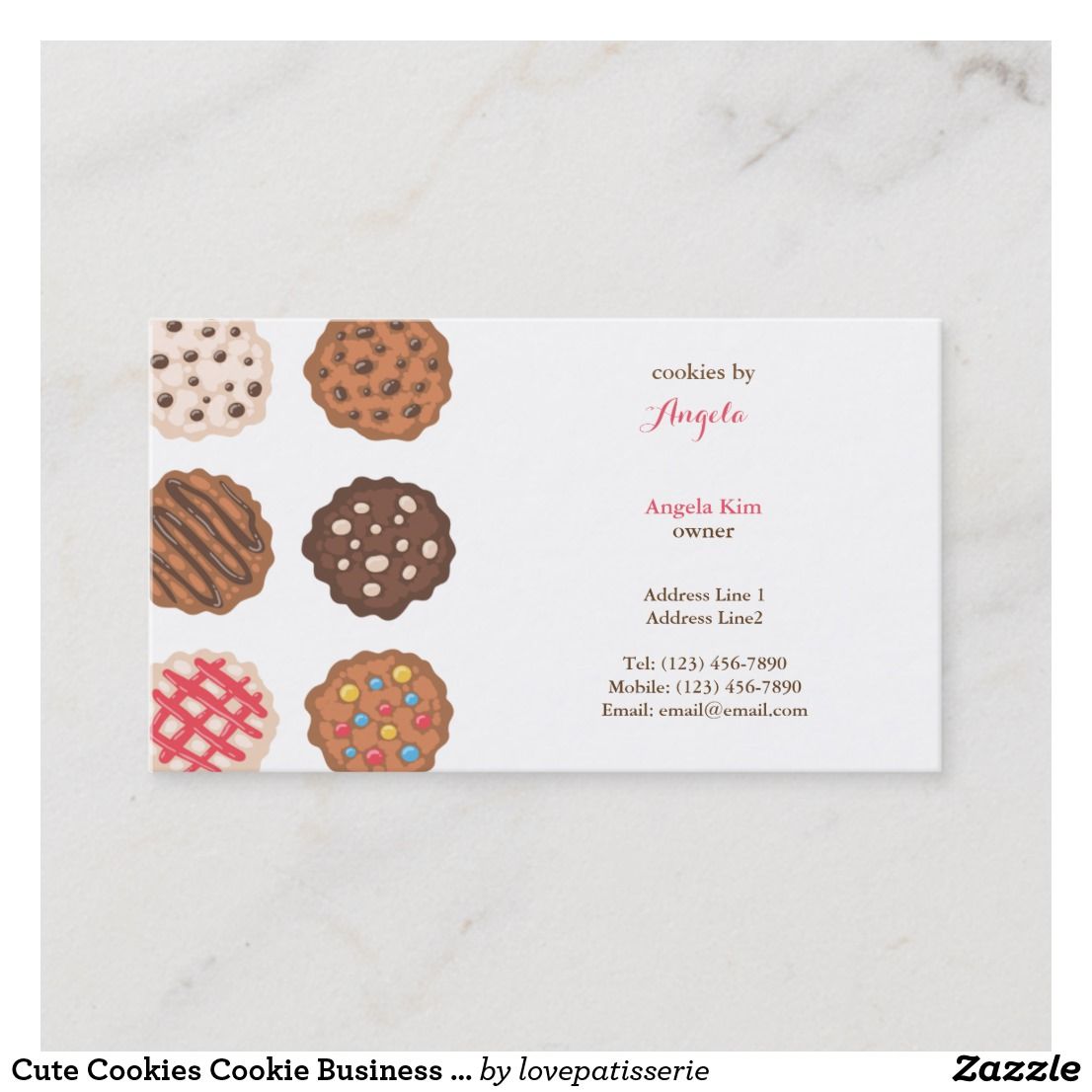 cookie business cards 2