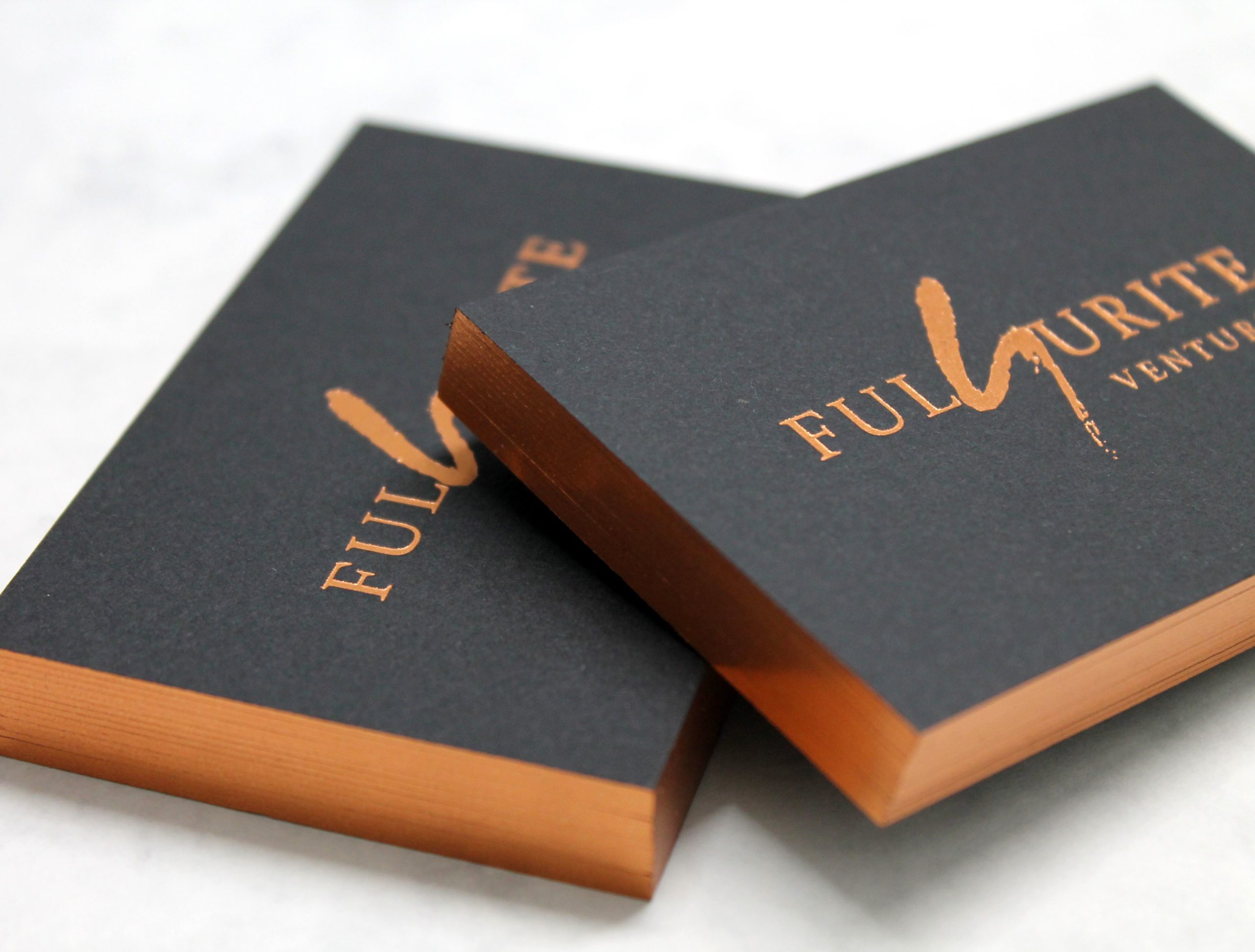 copper foil business cards 1