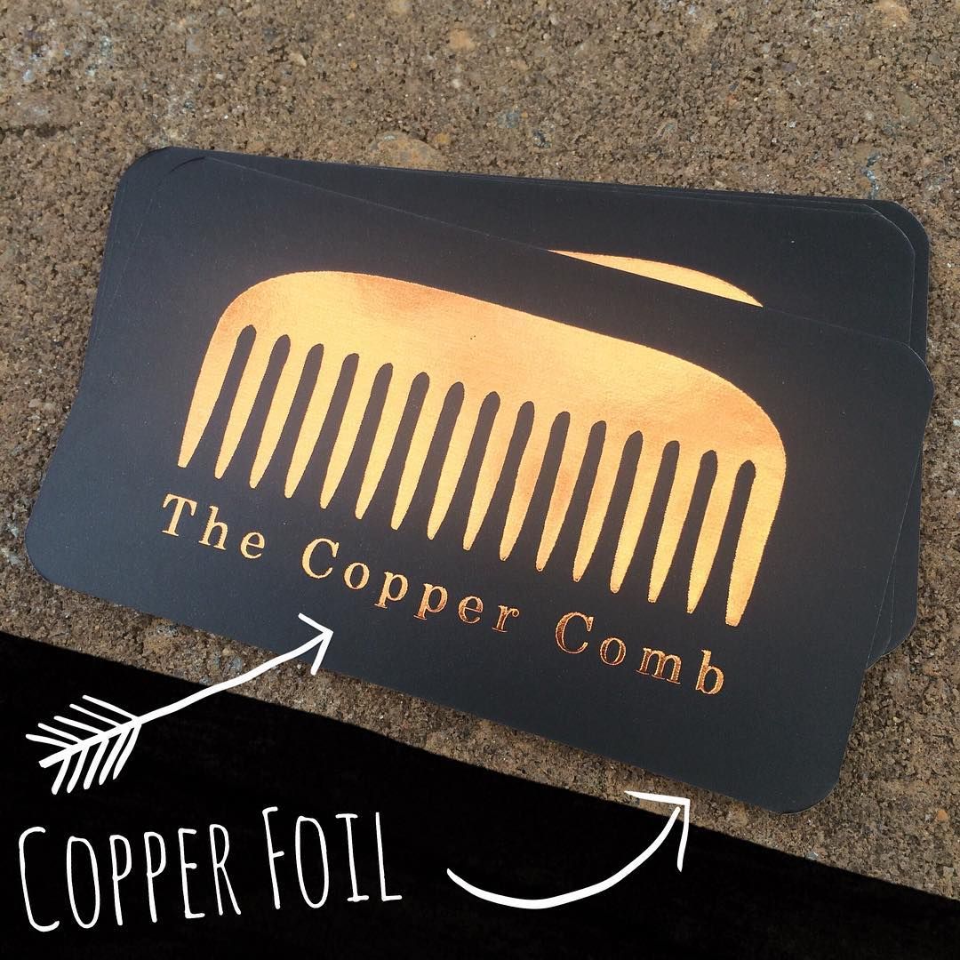 copper foil business cards 5