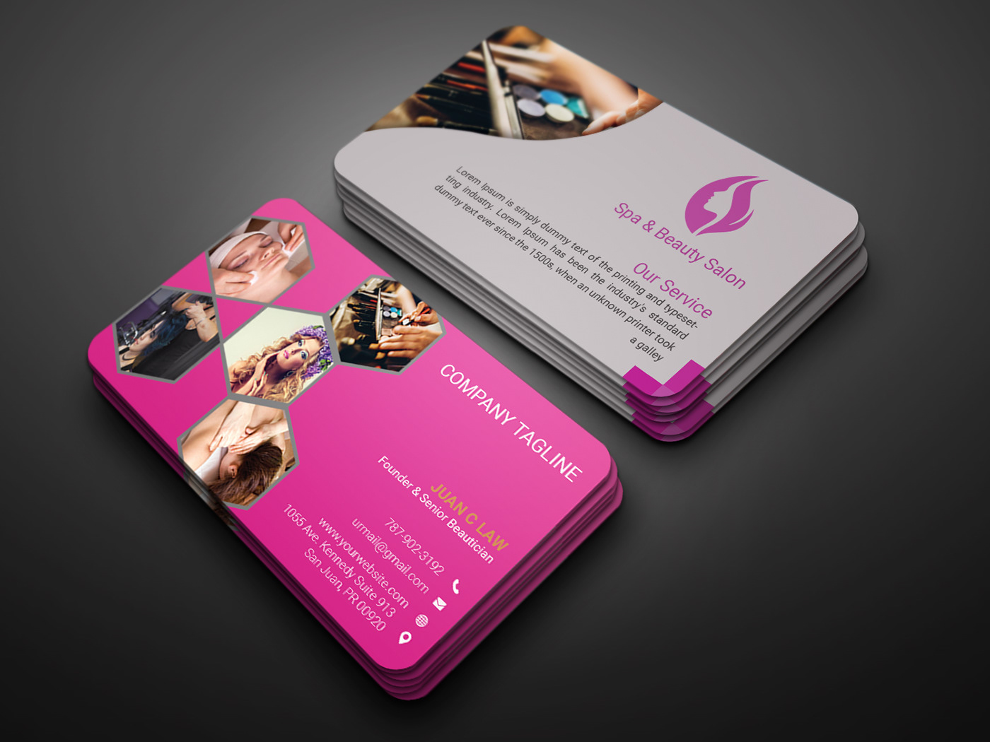 cosmetology business cards ideas 2