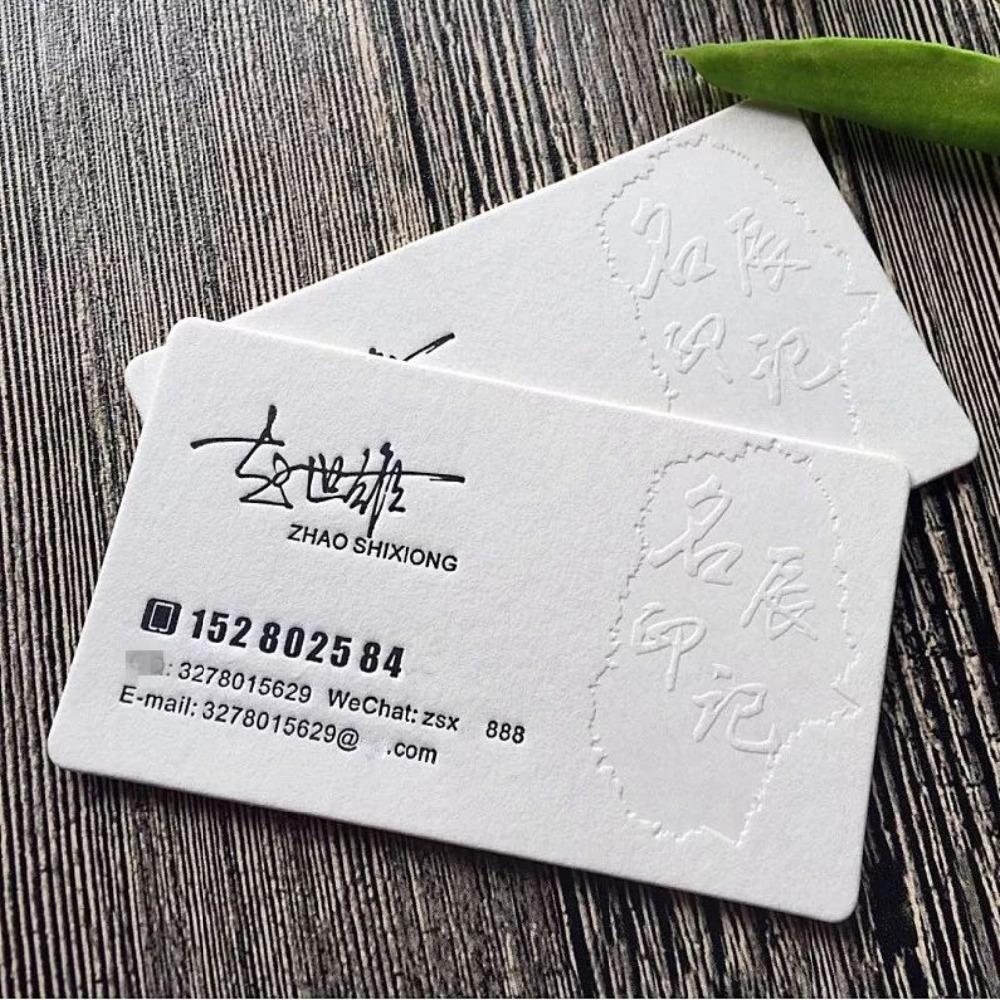 cotton paper business cards 2